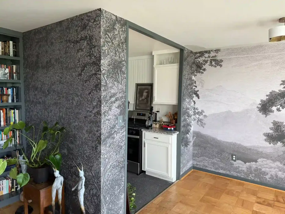 Wallpaper installation project in Pawtucket