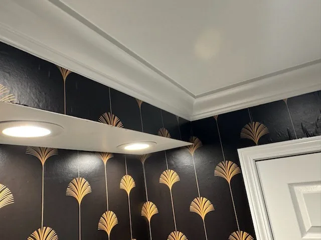 Wallpaper installation project in E Providence